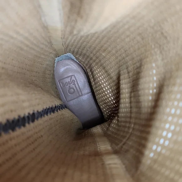 Anthropologie Bacio 61 Parpare Tan Perforated Leather Tall Ridding Boot Size 7 - Picture 6 of 6